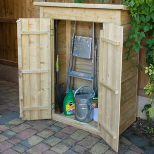3'6 x 2' Forest Overlap Pent Midi Wooden Garden Storage - Outdoor Patio Storage (1m x 0.55m)