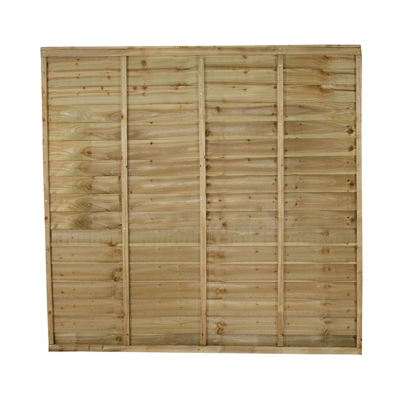 Forest 6' x 6' Pressure Treated Overlap Fence Panel (1.83m x 1.83m)