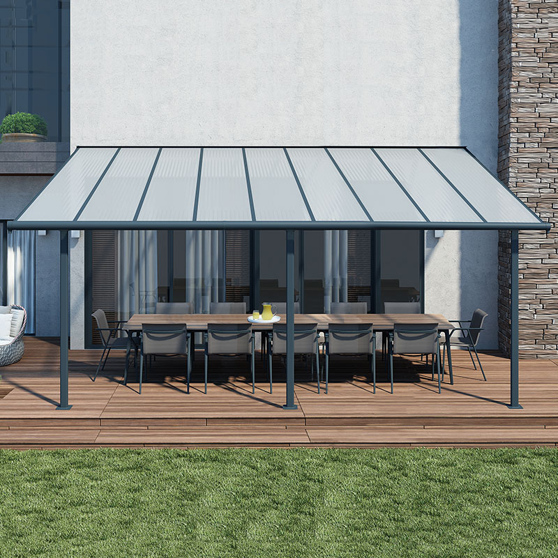 10x18 Palram Canopia Sierra Grey Patio Cover