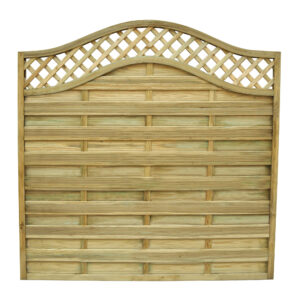 Forest 6' x 5' Paloma Pressure Treated Decorative Fence Panel (Europa Prague) - 1.8m x 1.5m