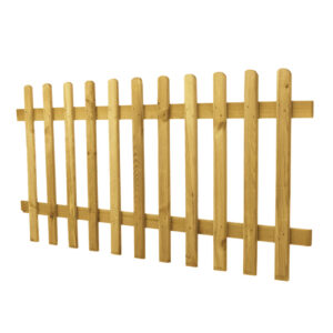 Forest 6' x 3' Wooden Pale Picket Fence Panel (1.8m x 0.9m)