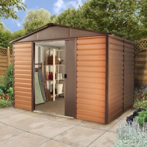 10' x 12'4 Yardmaster Balmoral 1012WGL Metal Shed (3.03m x 3.78m)