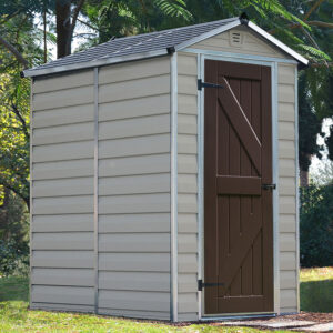 4' x 6' Palram Tan Skylight Plastic Shed (1.2m x 1.76m)