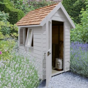 6' x 4' Forest Retreat Grey Luxury Shed (1.81m x 1.22m)