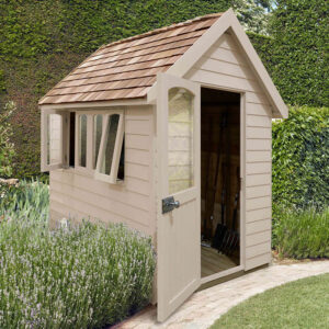 8' x 5' Forest Retreat Cream Luxury Shed (2.41m x 1.5m)