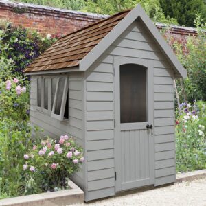 8' x 5' Forest Retreat Grey Luxury Shed (2.41m x 1.5m)