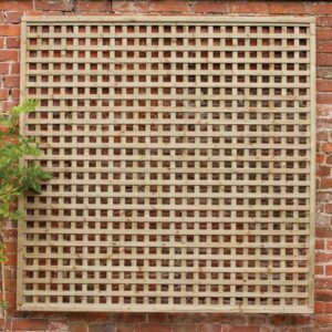 Forest 5'11" x 3'11" Premium Framed Decorative Contemporary Square Garden Trellis (1.8m x 1.2m)
