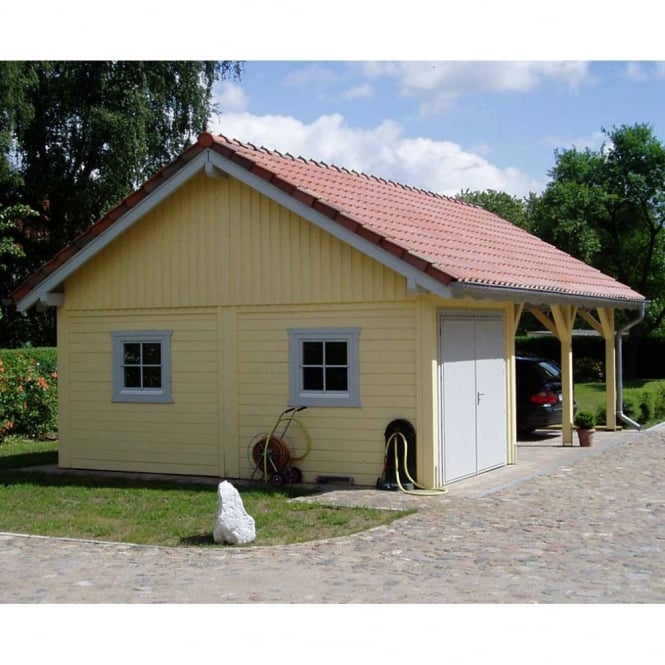 Premium Garage with Double Carport