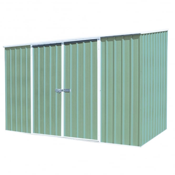 ABSCO 10 x 5 Space Saver Metal Shed in Pale Eucalyptus - Image 2