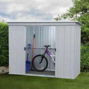 Store All Pent Metal Shed 10 x 4