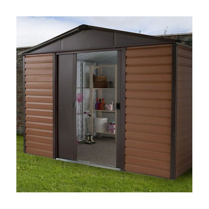Woodview Shiplap Metal Shed 10 x 6