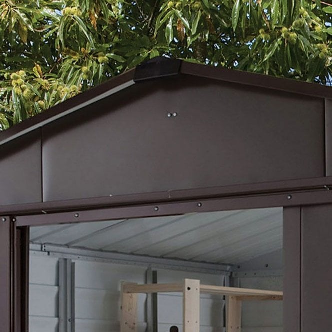Woodview Shiplap Metal Shed 10 x 6 - Image 3