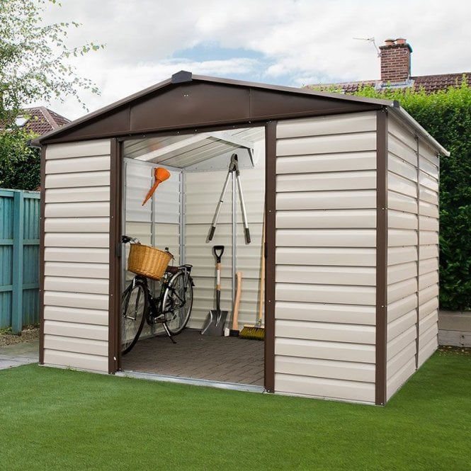 Shiplap Metal Shed with Floor Support Kit 10 x 6