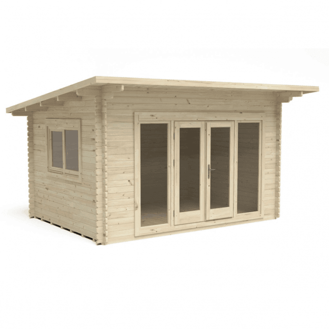Melbury Single Glazed Log Cabin 4.0m x 3.0m - Image 2