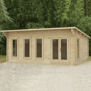 Wolverley Double Glazed Log Cabin 6.0m x 4.0m