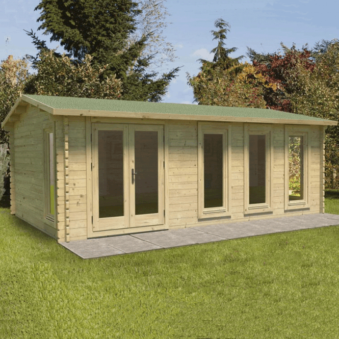 Blakedown Double Glazed Log Cabin 6.0m x 4.0m