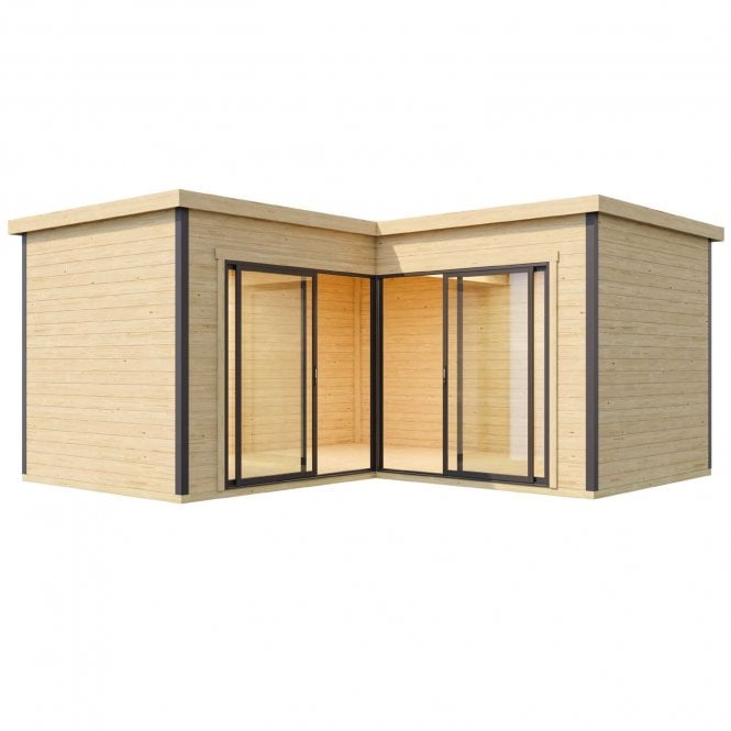 Norland Domeo 6 L Shaped Log Cabin - Image 2