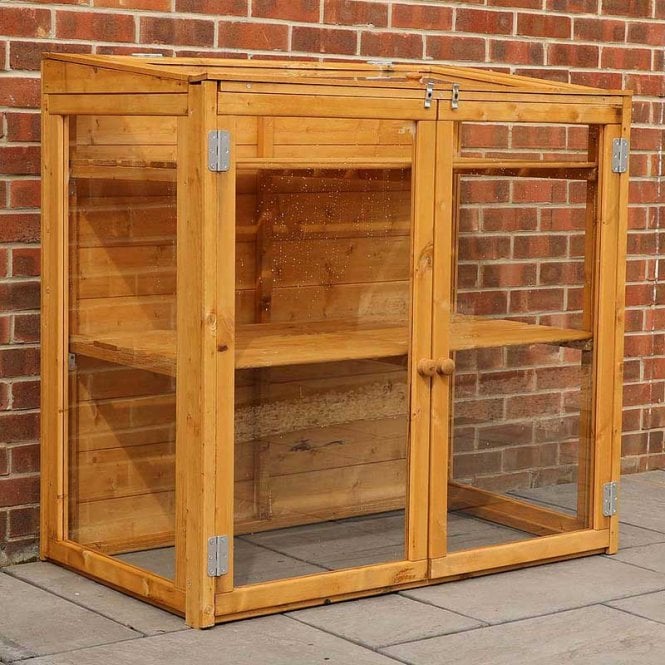 Mercia 4 x 2 Mini Wooden Greenhouse - Image 3
