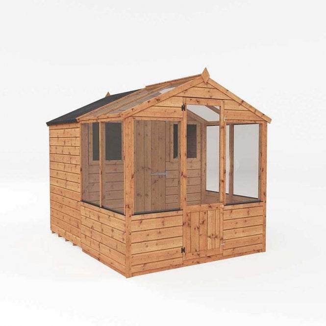 8 x 6 Combi Greenhouse and Storage Shed
