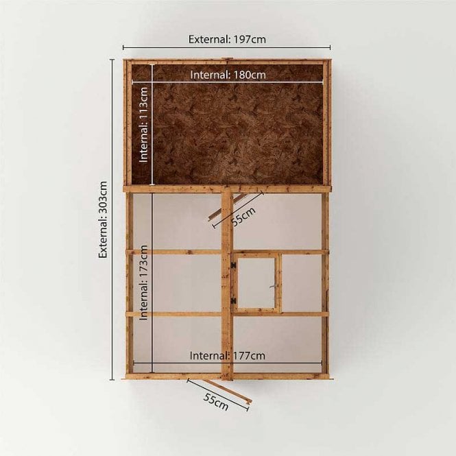 Mercia - 10x6 Combi Greenhouse and Storage Shed - Image 2