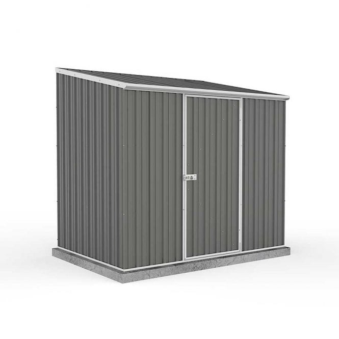 ABSCO 7 x 5 Space Saver Metal Shed in Grey Colour