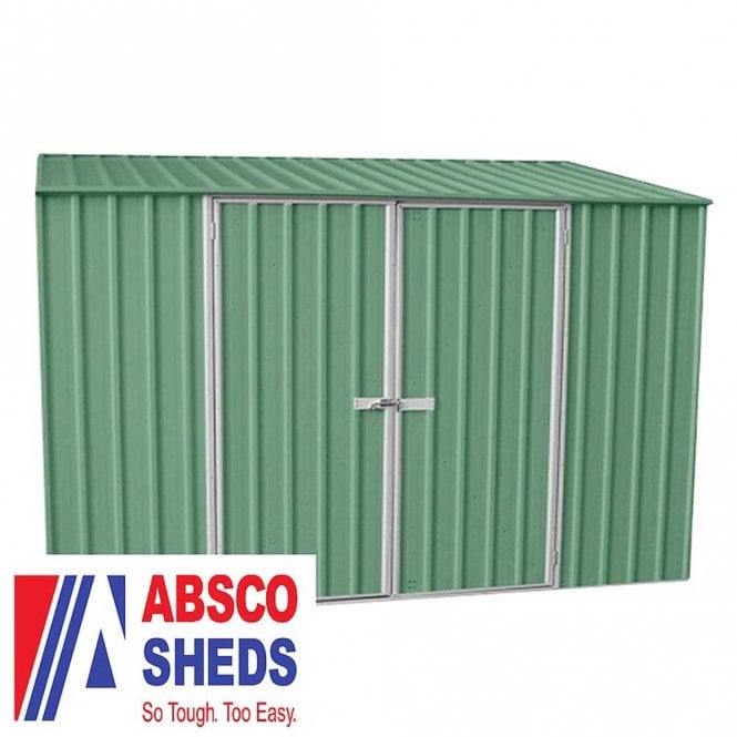 ABSCO 10 x 5 Space Saver Metal Shed in Eucalyptus