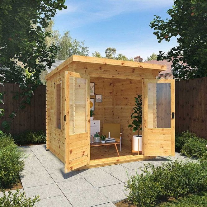 Mercia 2.4m x 2.4m Pent Log Cabin - 19mm - Image 3