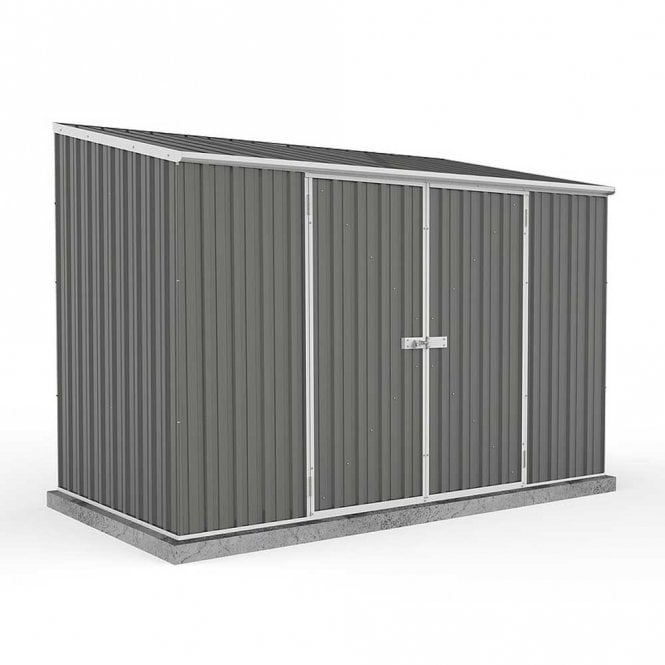 ABSCO 10 x 5 Space Saver Metal Shed in Grey