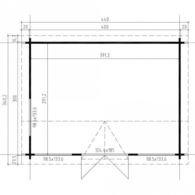 Muskham 2 Log Cabin - Image 2