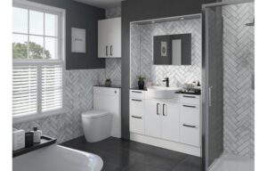 BTL Alba Tall End Panel 600 x 2200mm White Gloss