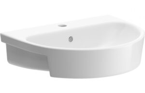 BTL Cilantro 1TH Semi Recessed Basin 435 x 555 x 120mm White