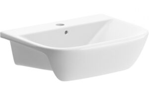 BTL Cedarwood 1TH Semi Recessed Basin 400 x 520 x 170mm White