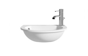 BTL Micro Space 1TH Semi Recessed Basin 355 x 490 x 152mm White