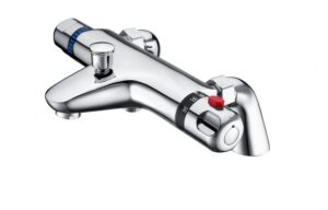 BTL Deck Mounted Thermostatic Bath/Shower Mixer Valve Stainless Steel