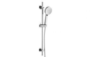 BTL Premium Round Slider Rail Kit with 3 Spray Mode Handset Stainless Steel