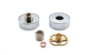 BTL Round Exposed Shower Valve Fast Fitting Kit (Pair) Stainless Steel