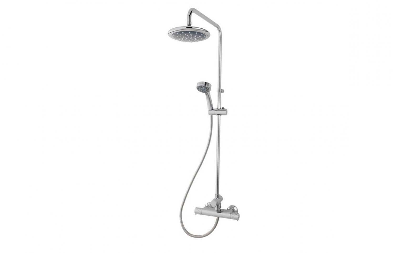 Triton Dene Thermostatic Bar Mixer Shower with Diverter Chrome