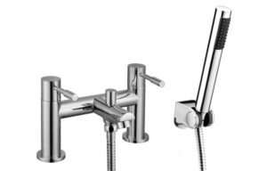 BTL Primo Deck Mounted Bath/Shower Mixer Taps (High Pressure) Chrome