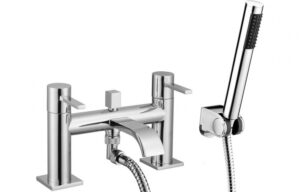 BTL Molto Deck Mounted Bath/Shower Mixer Taps (High Pressure) Chrome