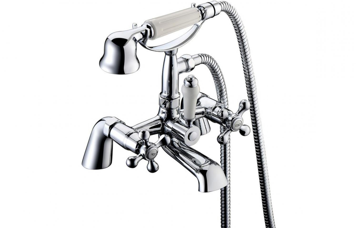 BTL Modo² Deck Mounted Bath/Shower Mixer Taps (High Pressure) Chrome