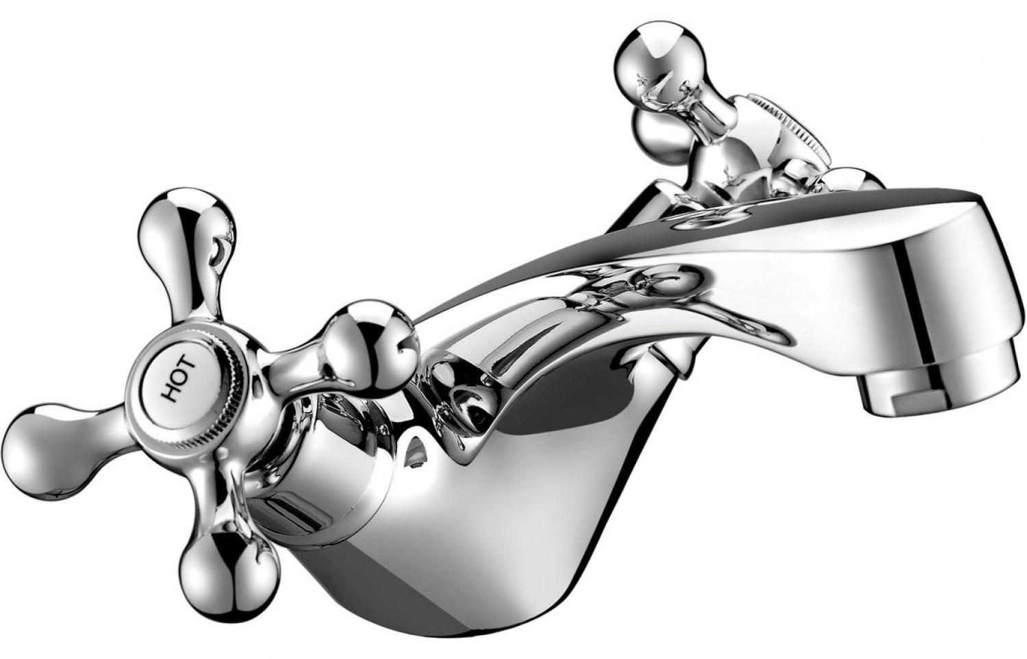 BTL Modo² Deck Mounted Basin Mixer Tap (Low Pressure) Chrome