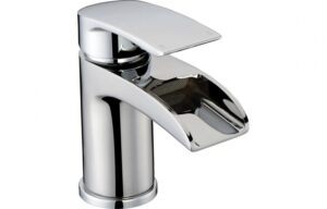 BTL Flusso Deck Mounted Basin Mixer Tap (High Pressure) Chrome