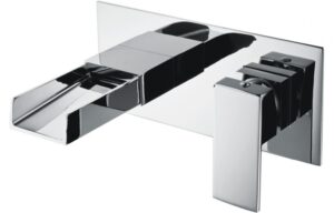 BTL Ricco Deck Mounted Wall Mounted Basin Mixer Tap (Low Pressure) Chrome