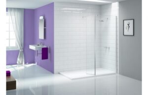 Merlyn Vivid Wet Room Swivel Panel 300mm Clear/Polished Silver