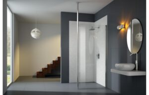 Merlyn Vivid Six Wet Room Vertical Pole 3000mm Polished Chrome