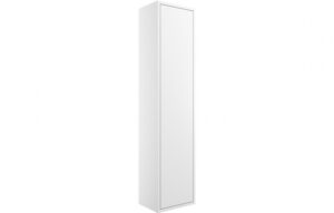 BTL Perla 1 Door Wall Mounted Tall Unit 300mm Matt White