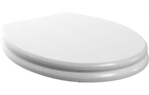 BTL Lucia Soft Close Wooden Toilet Seat Satin White