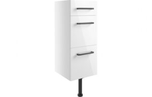 BTL Alba 3 Drawer Unit 300mm White Gloss
