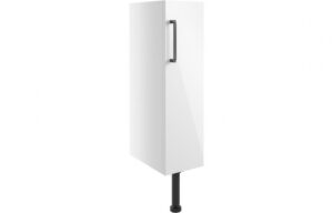 BTL Alba Full Height Toilet Roll Unit 200mm White Gloss