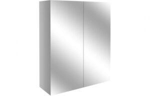 BTL Alba Mirrored Unit 600mm Light Grey Gloss
